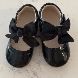 Black Bow Kids Shoes